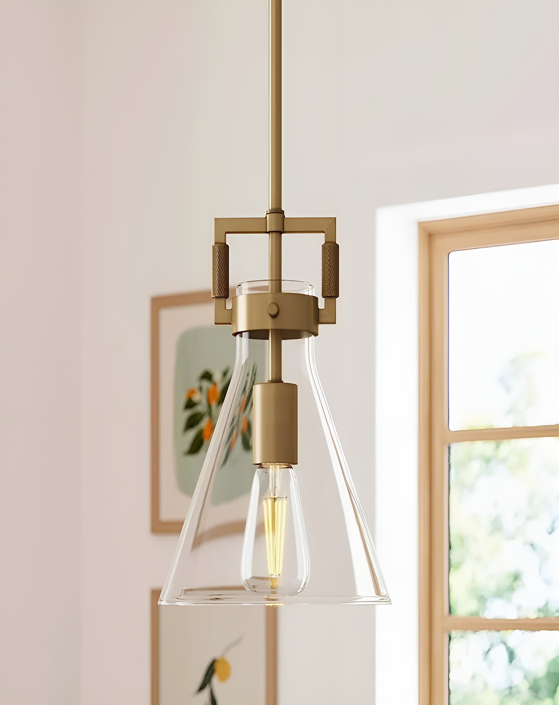 Modern Watty Glass Luxury Hanging Light