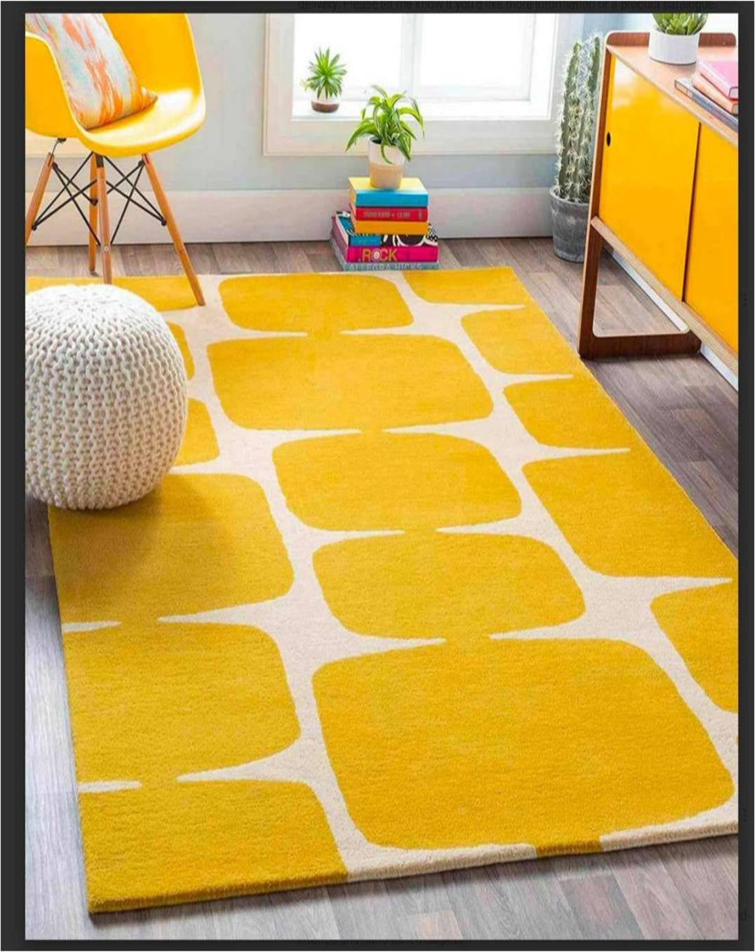 Mustard Yellow Jute Carpets