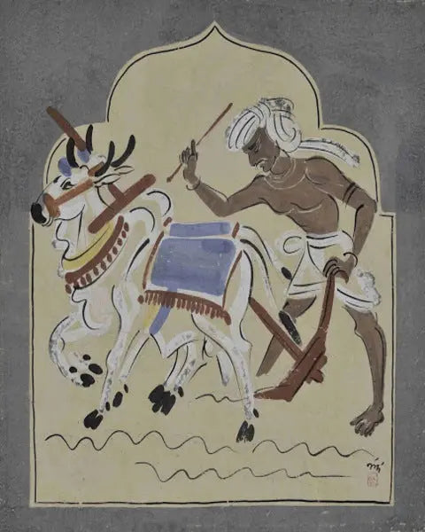 NANDALAL PAINTING | Modern Pichwai Paintings Art ANGIE KRIPALANI DESIGN-ANGIE HOMES- ANGIES INDIA