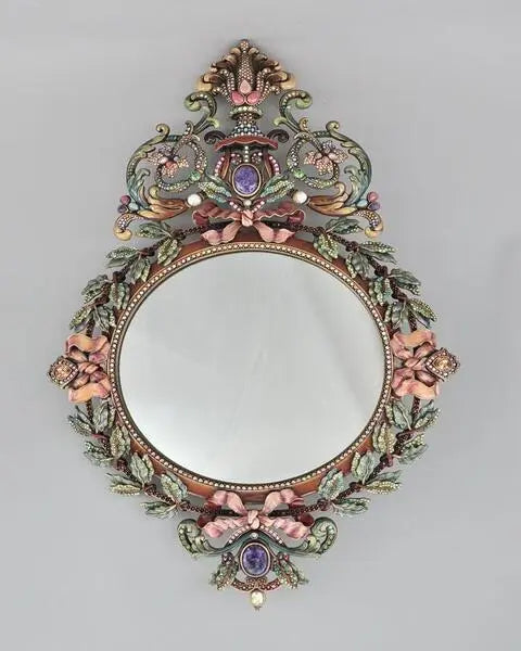 NAPLES ROUND MIRROR | Round wall mirrors ANGIE KRIPALANI DESIGN - ANGIE HOMES