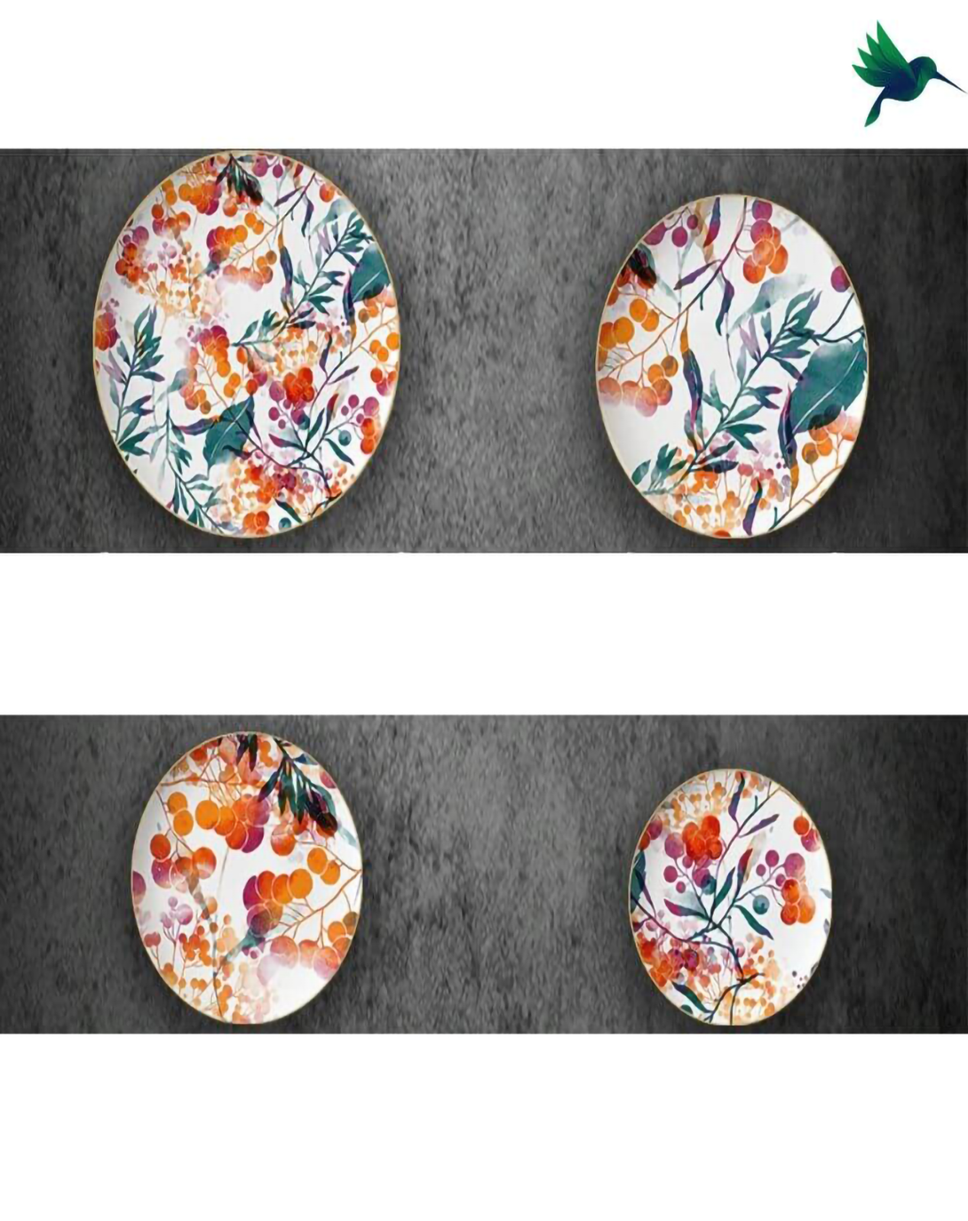 NEPRA Multicolor Plates Set ANGIE HOMES