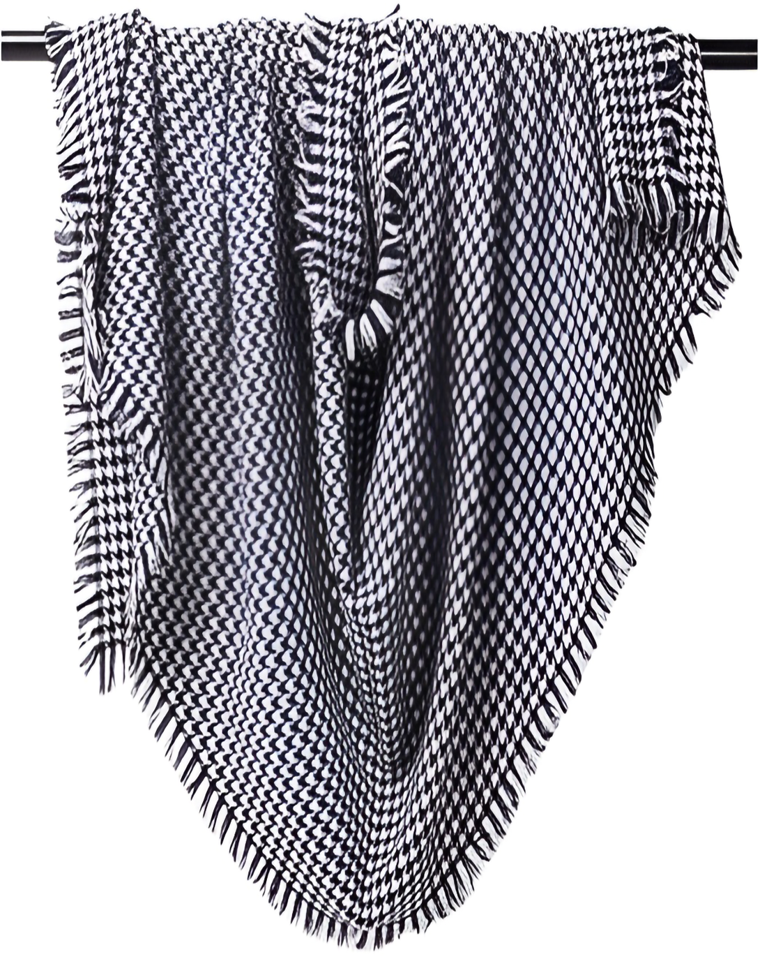 NIXIE BLACK THROW & BLANKET