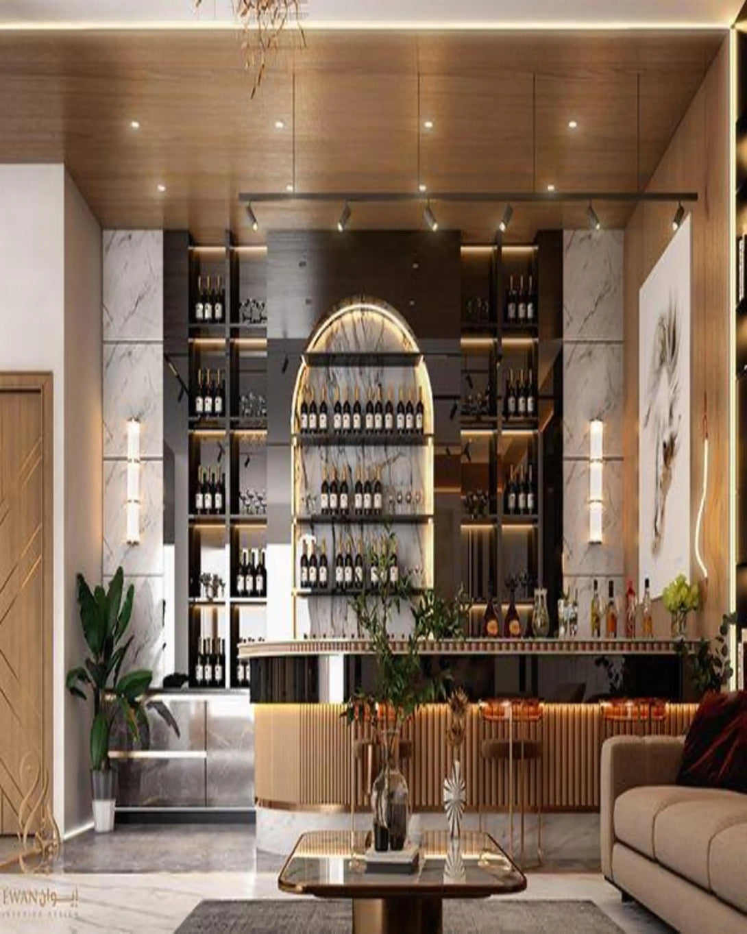 Nero Luxury Home Bar Designs