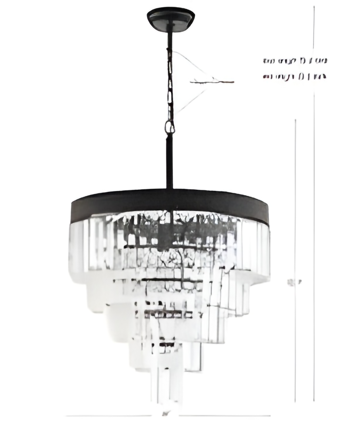 Nevis Classic Crystal Glass Luxury Chandelier Light