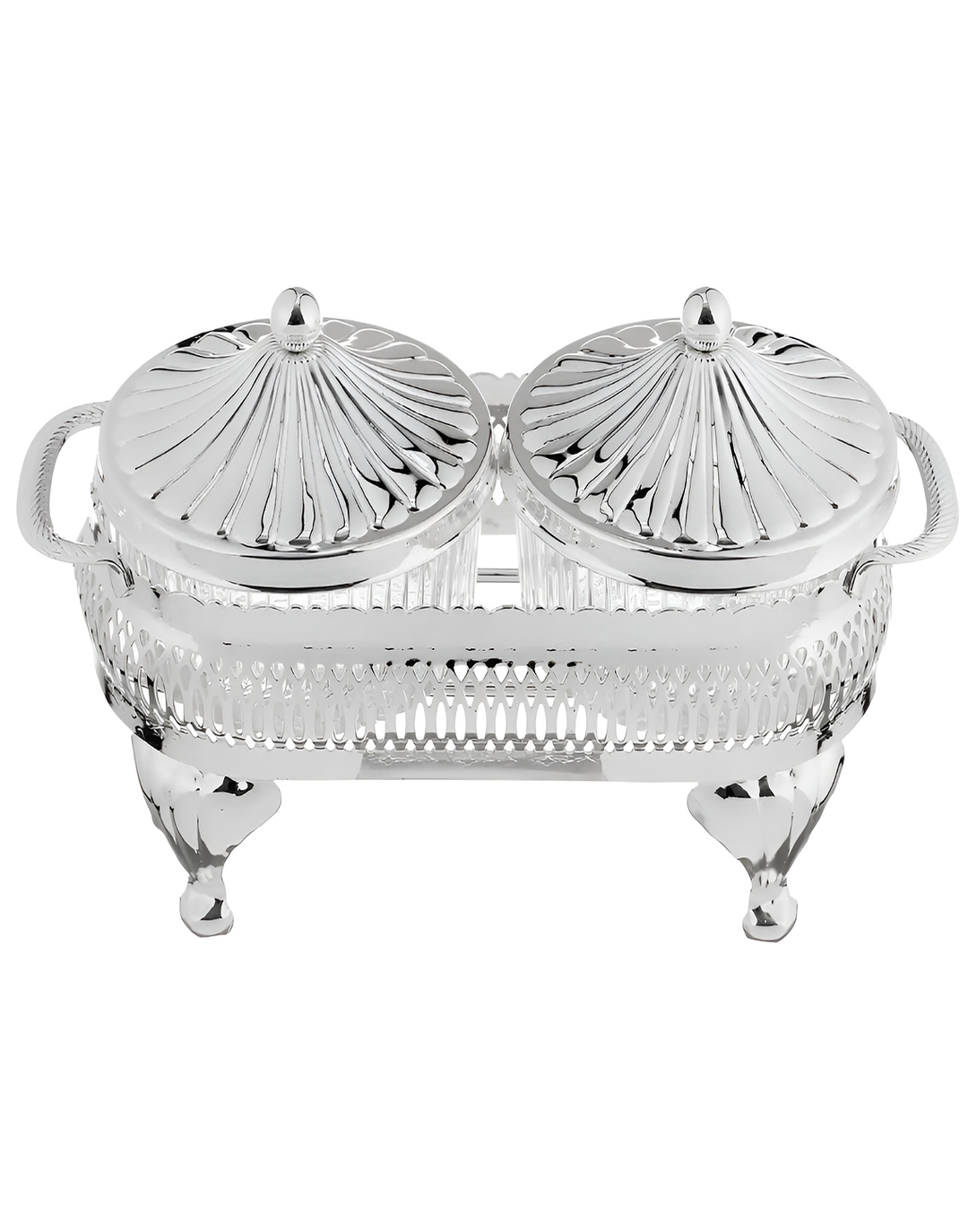 Noor Hot Dish Silver Plated - Angie Homes Serverware ANGIE HOMES