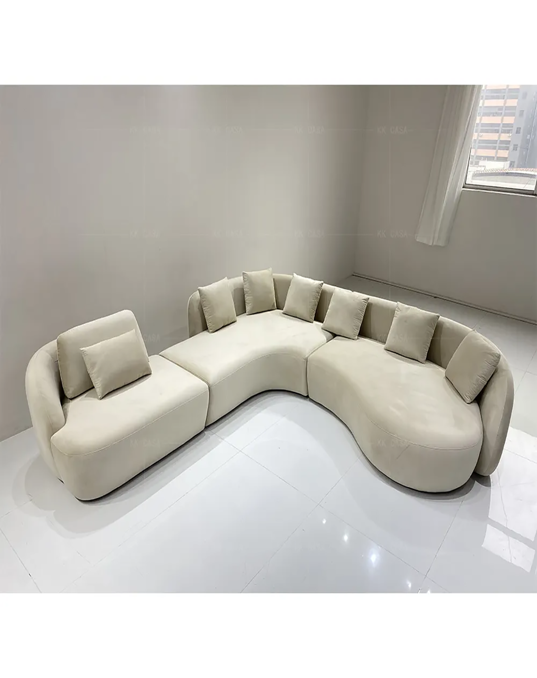 NordicHaven Lounge L-Shaped Sofa