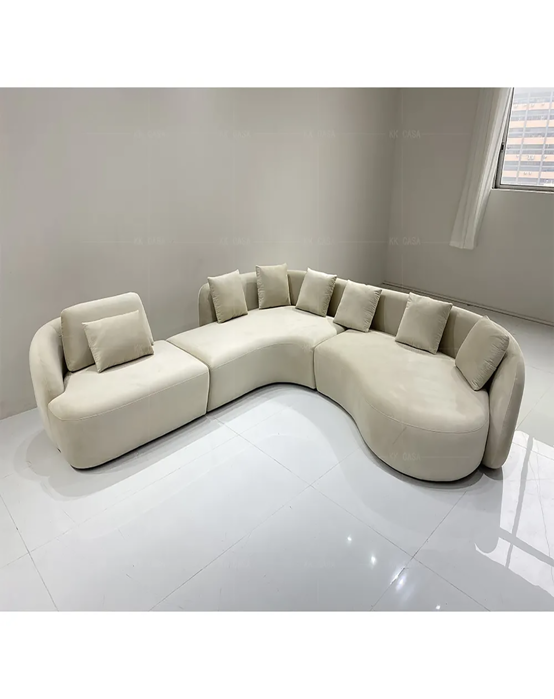 NordicHaven Lounge L-Shaped Sofa ANGIE HOMES
