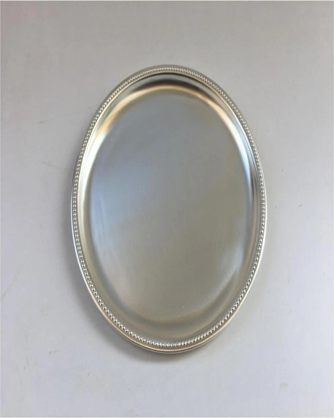 Nova Silver Finish Thali ANGIE HOMES