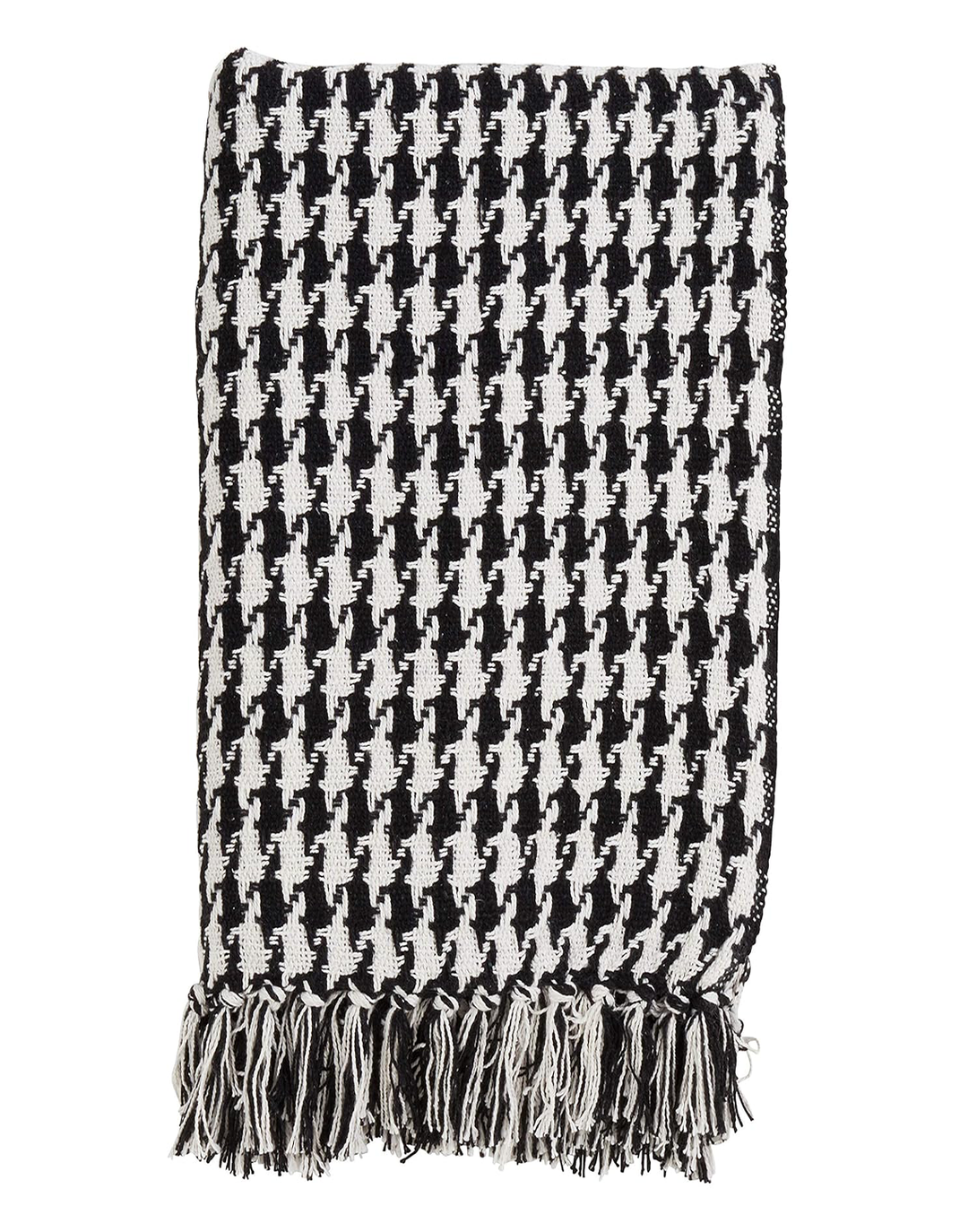 OSGOOD BLACK THROW & BLANKET