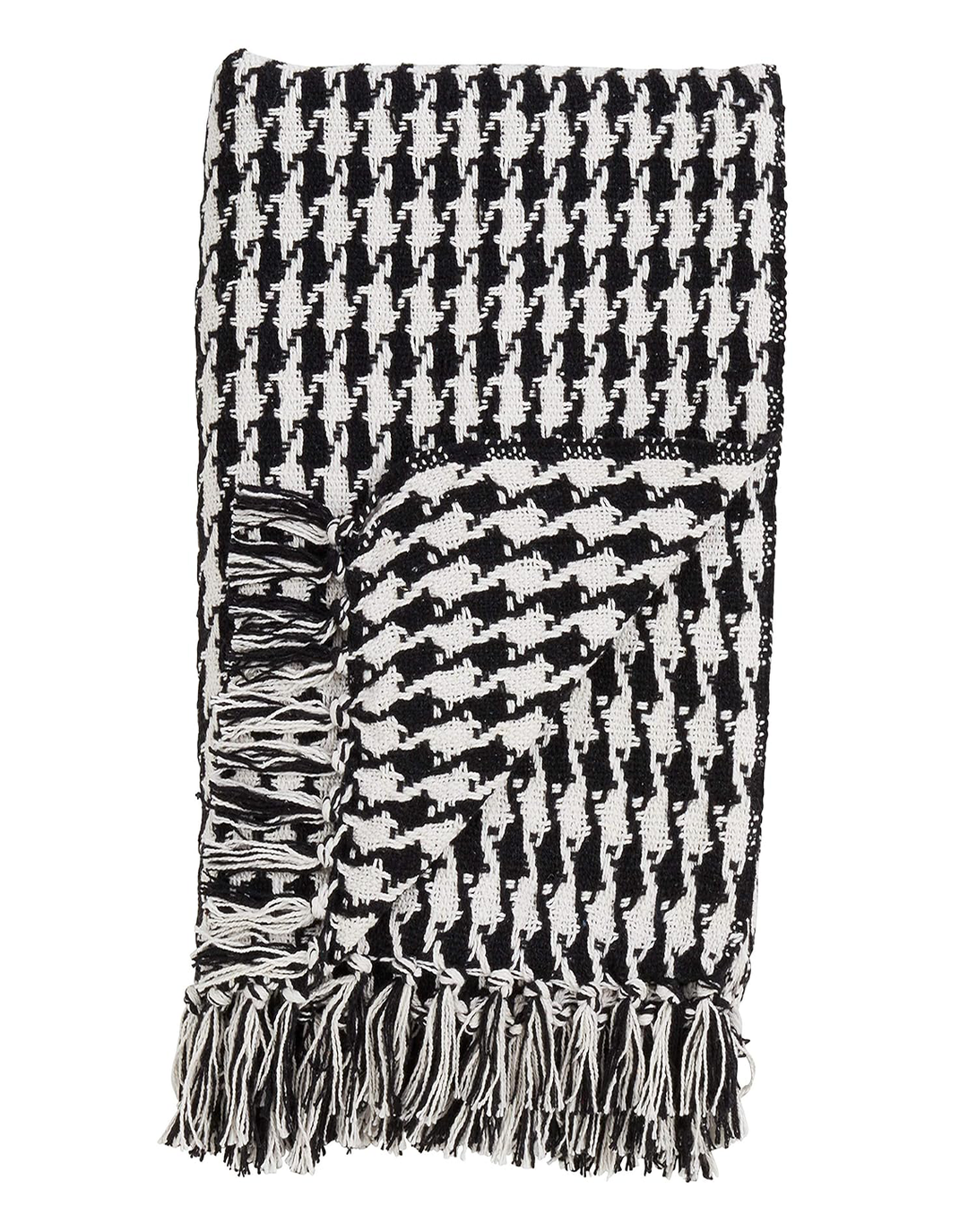 OSGOOD BLACK THROW & BLANKET