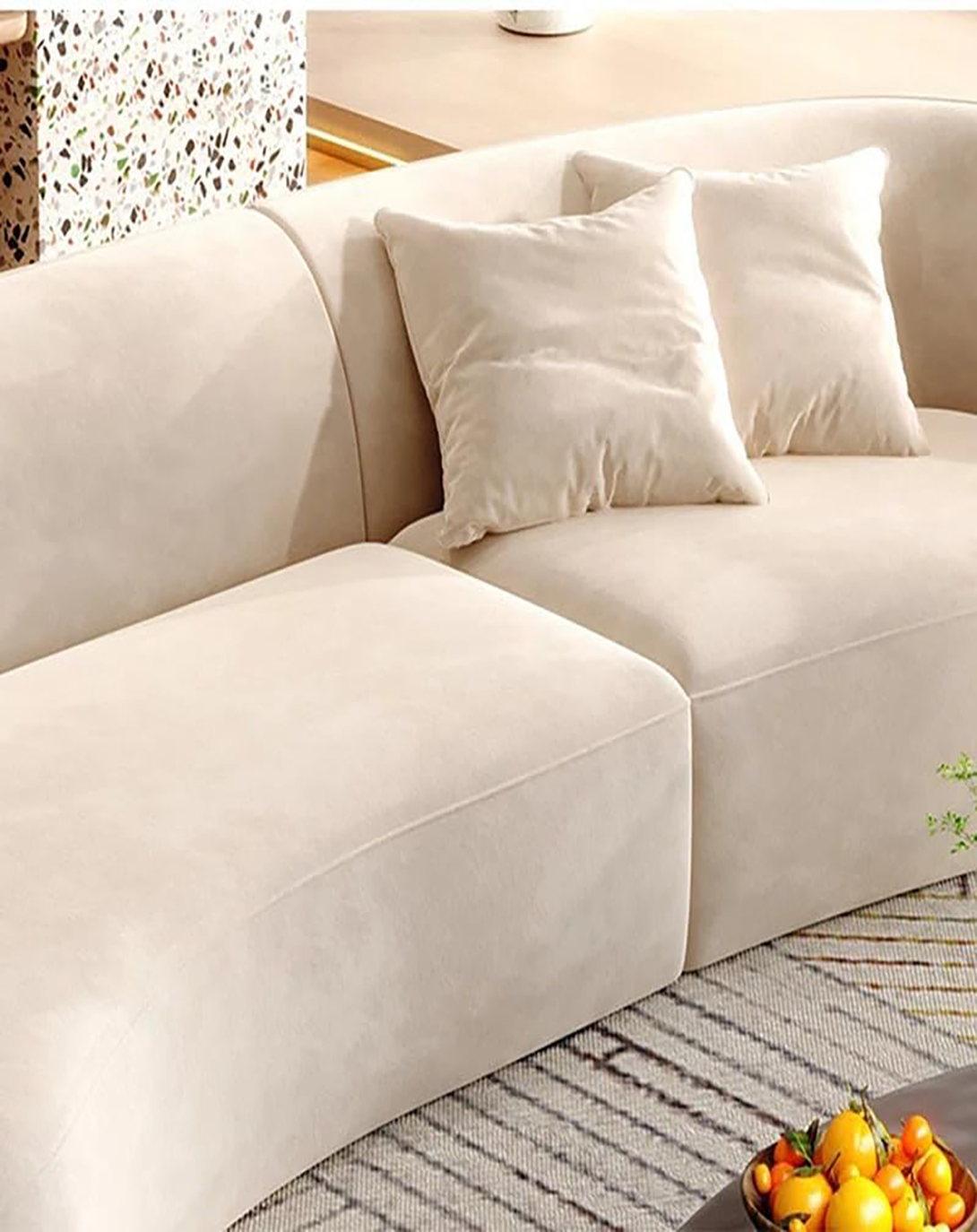 Oakmont Deep L-Shaped Sofa ANGIE HOMES