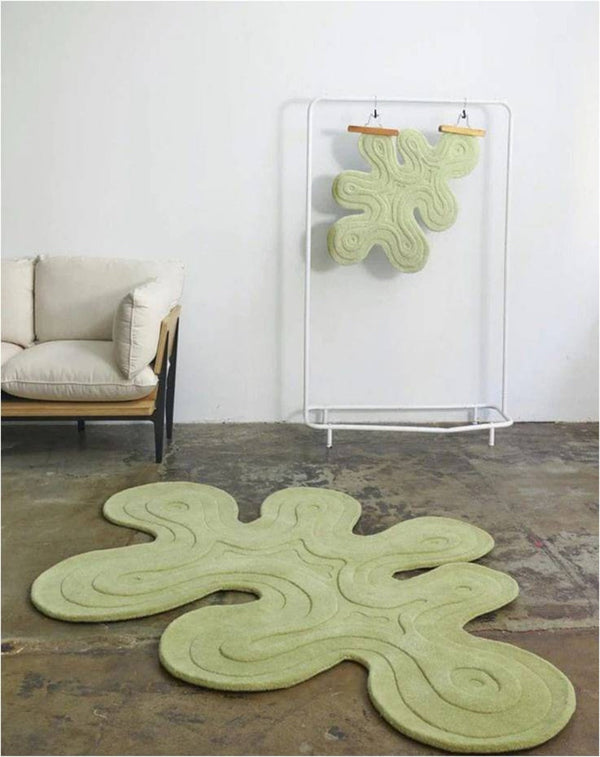 Olive Green Floor Rugs