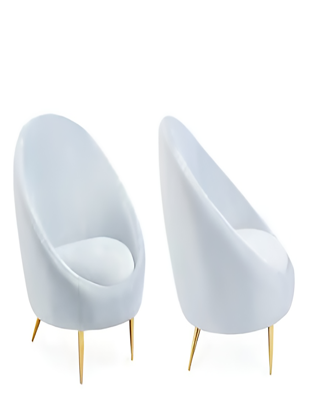 Omid Blue Sofa Chair ANGIE HOMES