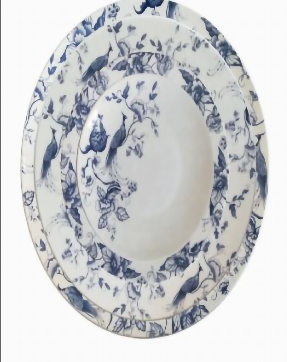 Orpa Designer Blue & White Plates Set