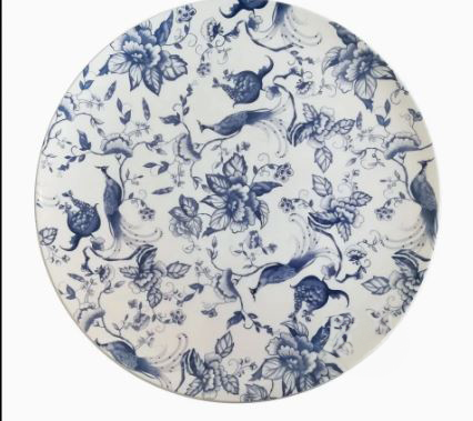 Orpa Designer Blue & White Plates Set