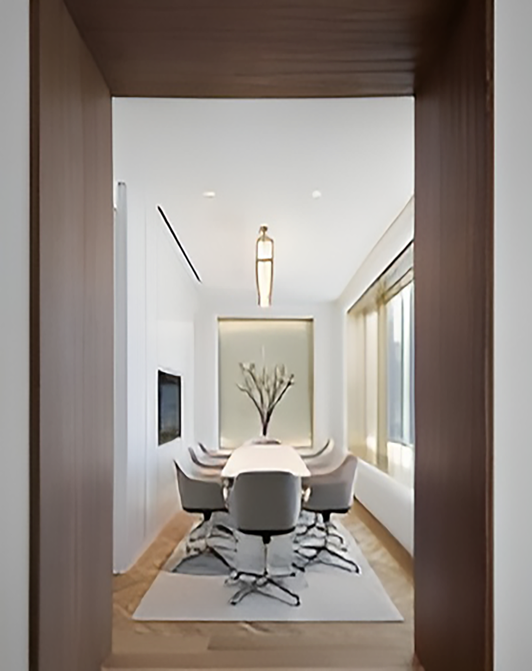 Osva Beige Conference Table | Room And Board Conference Table ANGIE HOMES