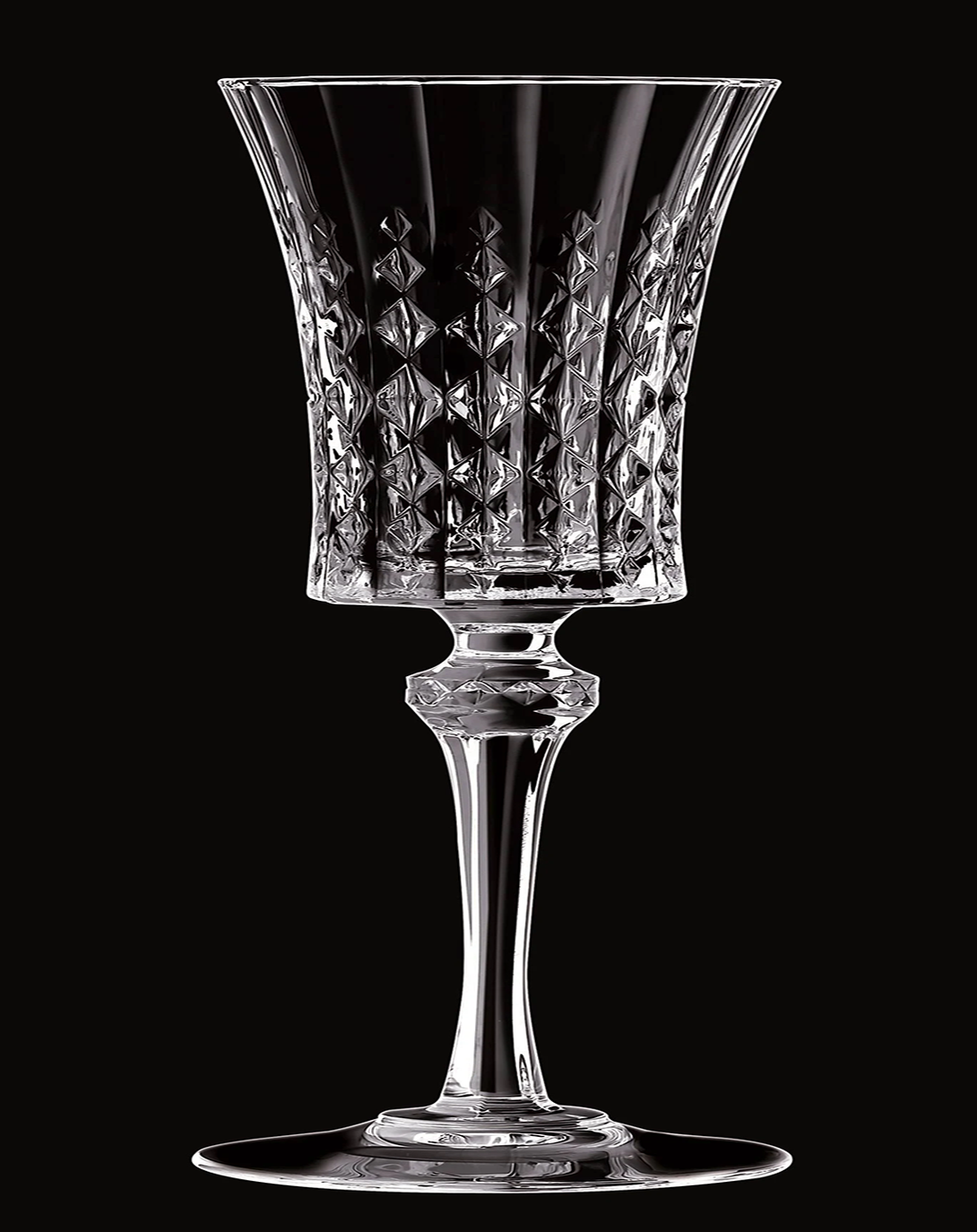 PERSOL CRYSTAL WINE AND CHAMPAGNE GLASS SET ANGIE HOMES