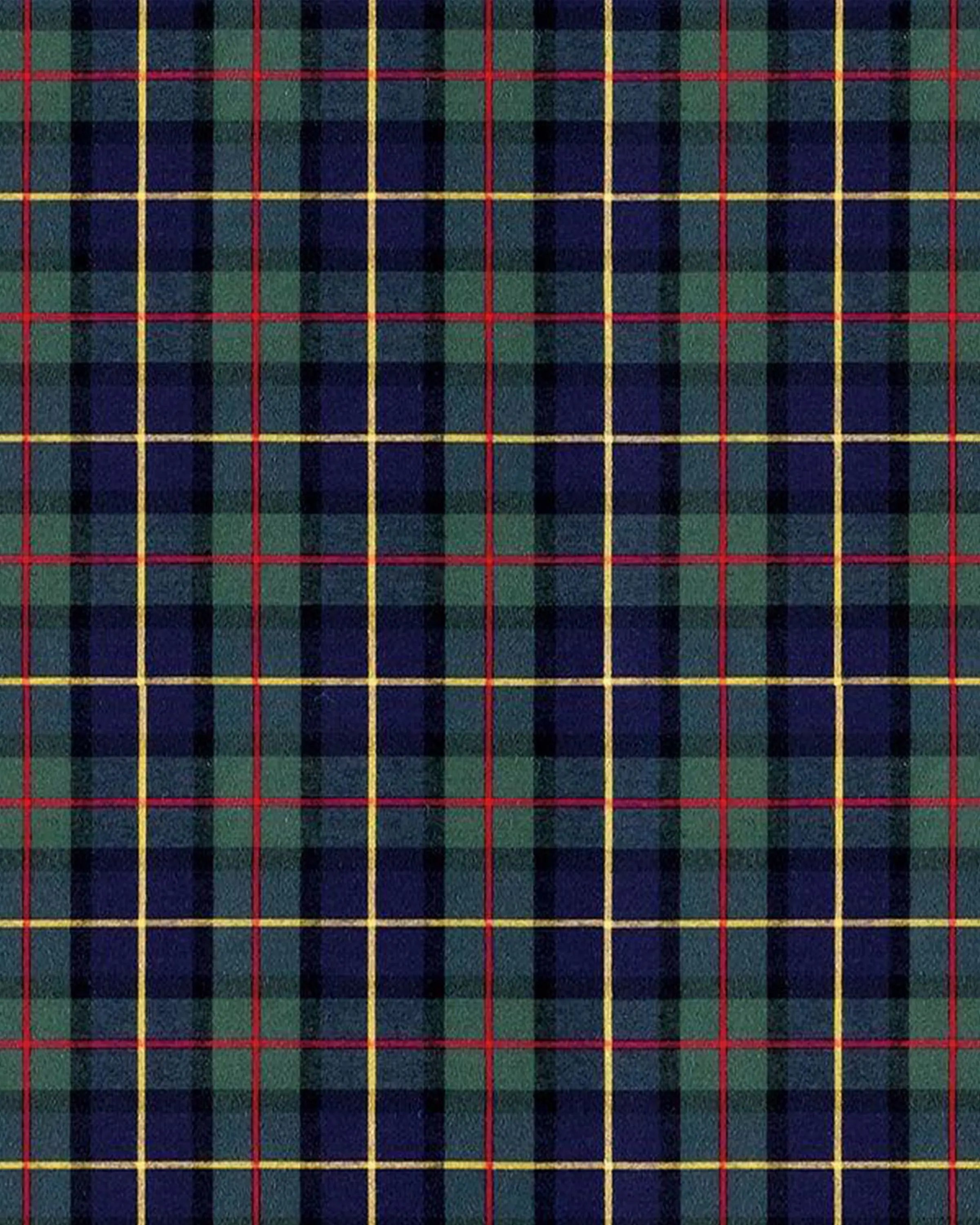 Pewit Green Red & Yellow Plaid Fabric