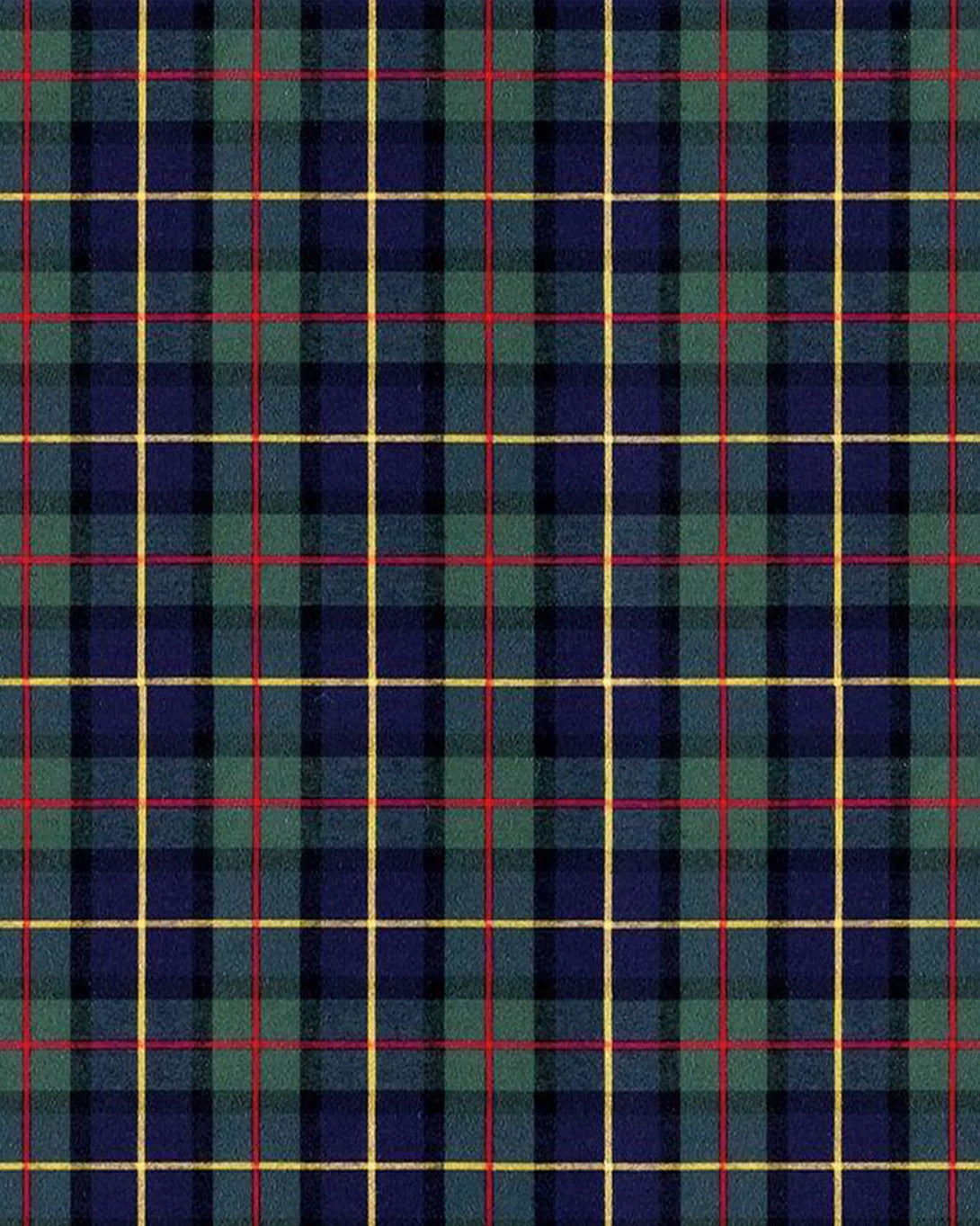 Pewit Green Red & Yellow Plaid Fabric