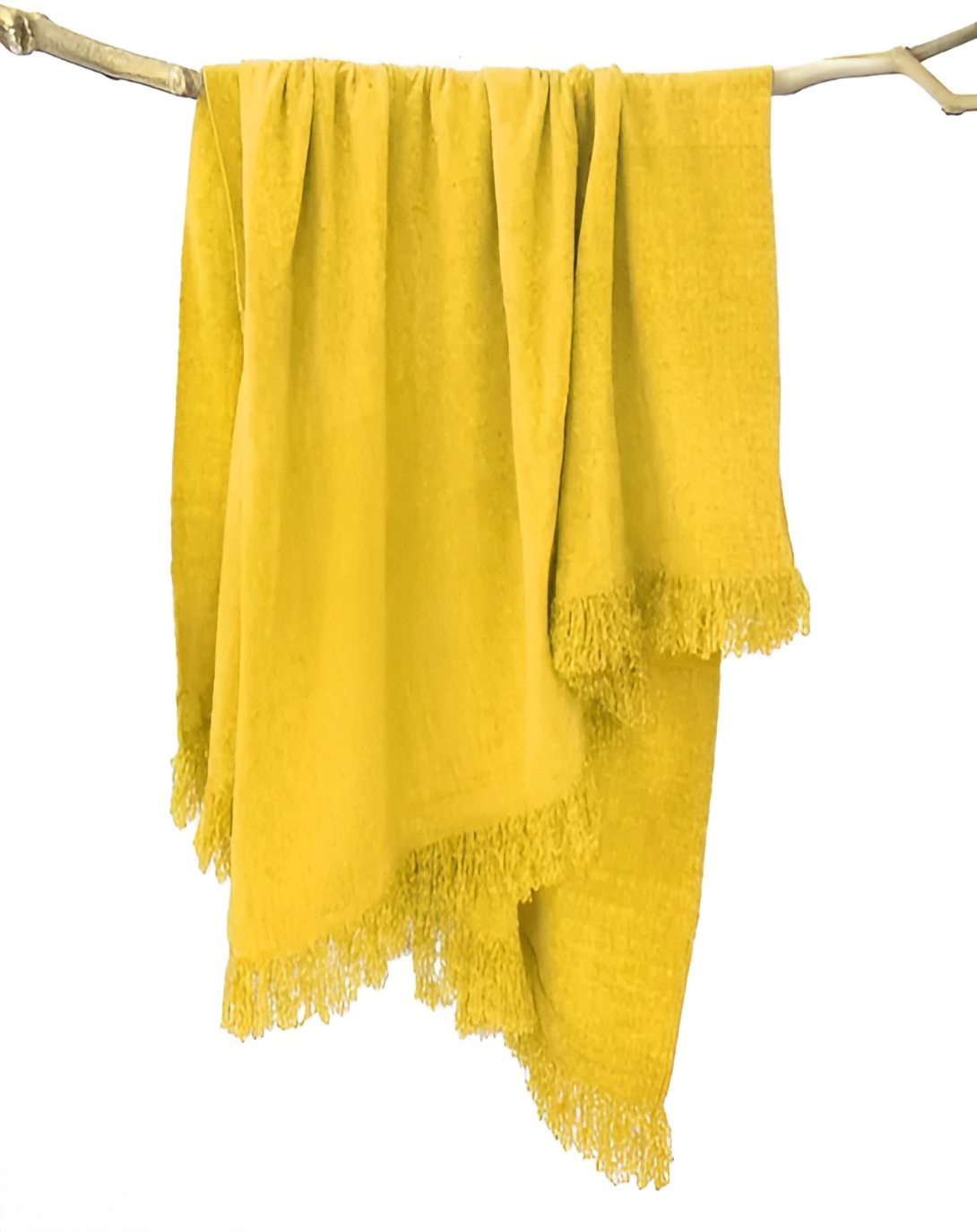 POE LUXURY TURMERIC THROW & BLANKET