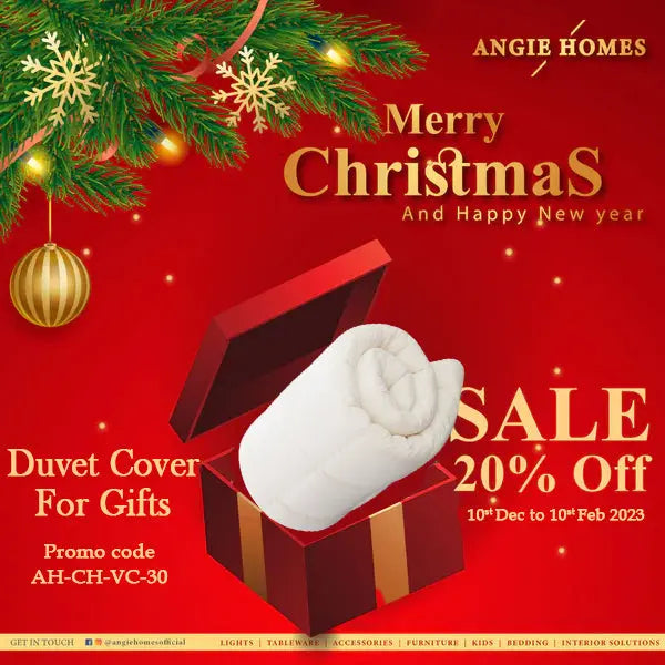 PREMIUM DUVETS FOR CHRISTMAS GIFT | X-MAS ONLINE GIFT VOUCHER ANGIE HOMES