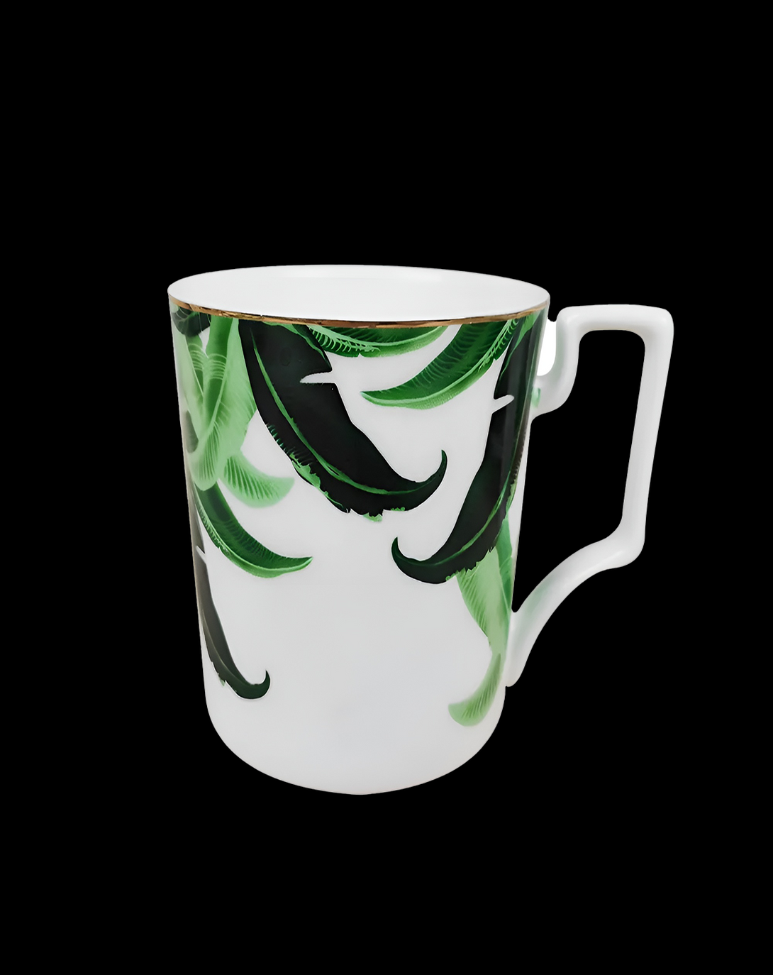 Panama Leaf Design Coffee Mug