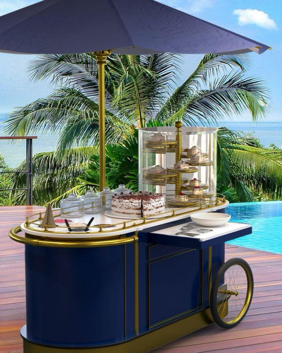 Party Porter Bar Trolley ANGIE HOMES