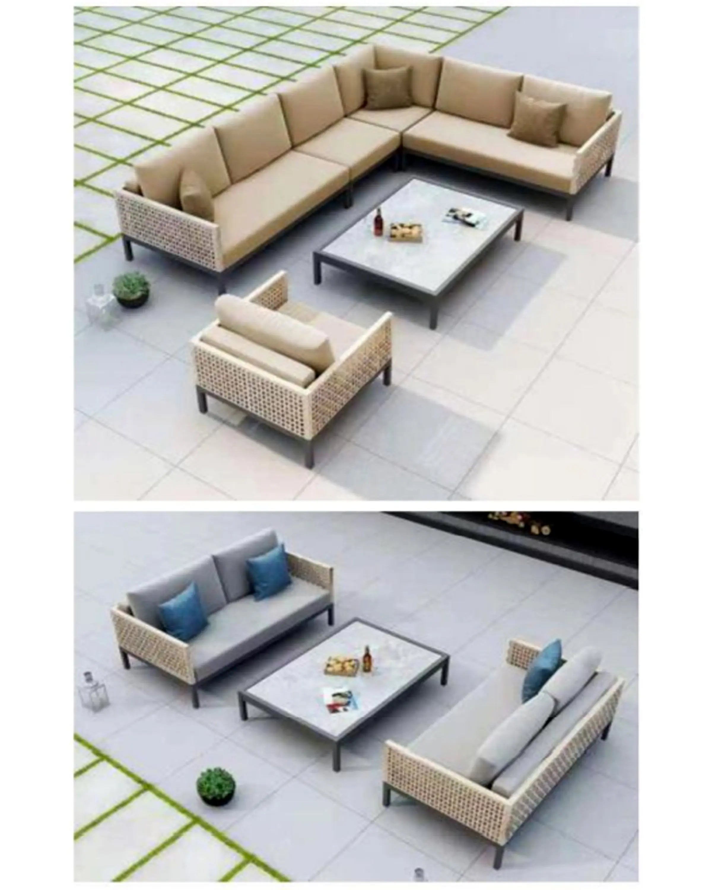 Pevrex Sofa Set - Out Door Furniture ANGIE HOMES