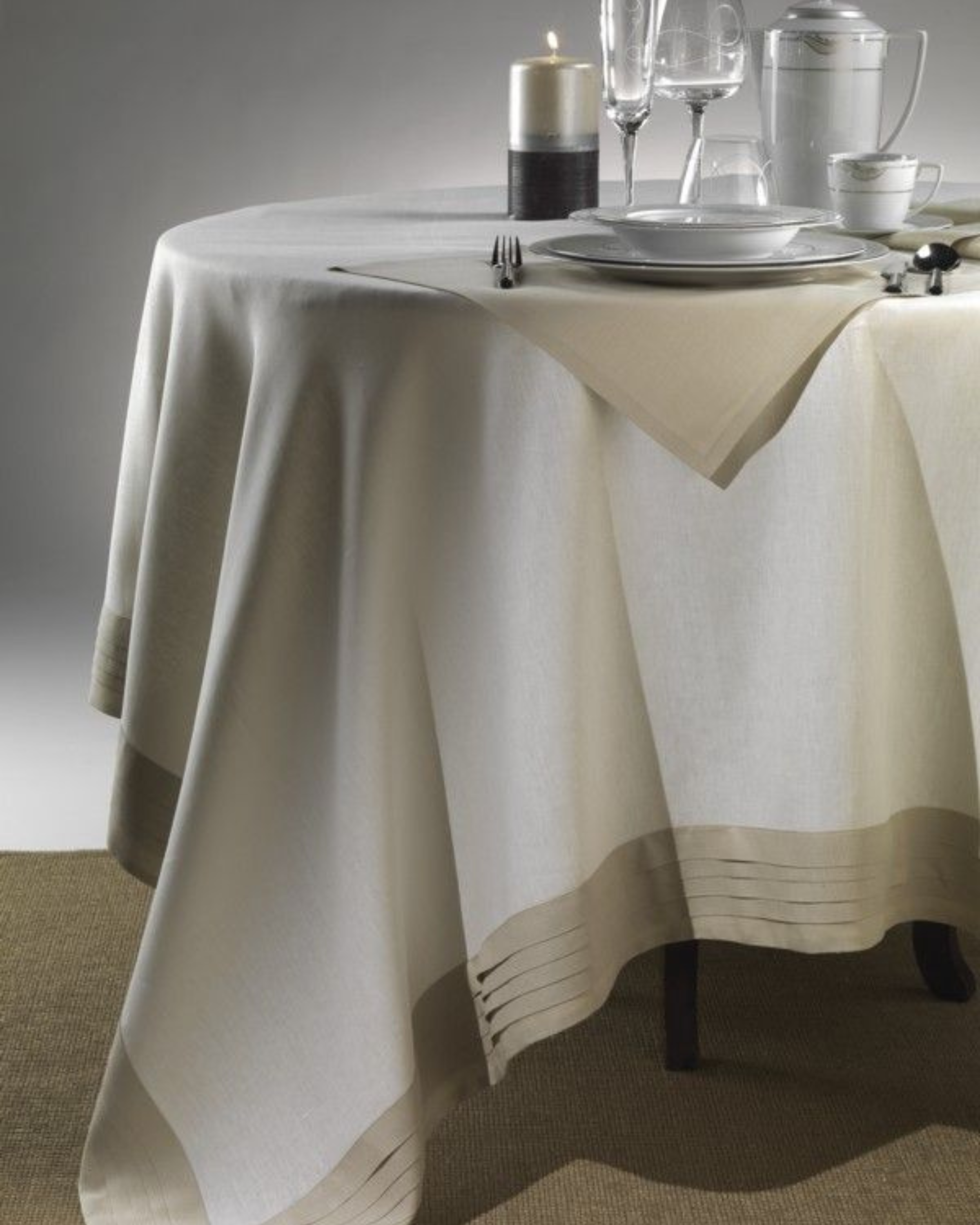 Plain Grace Classic Table Cloth ANGIE HOMES