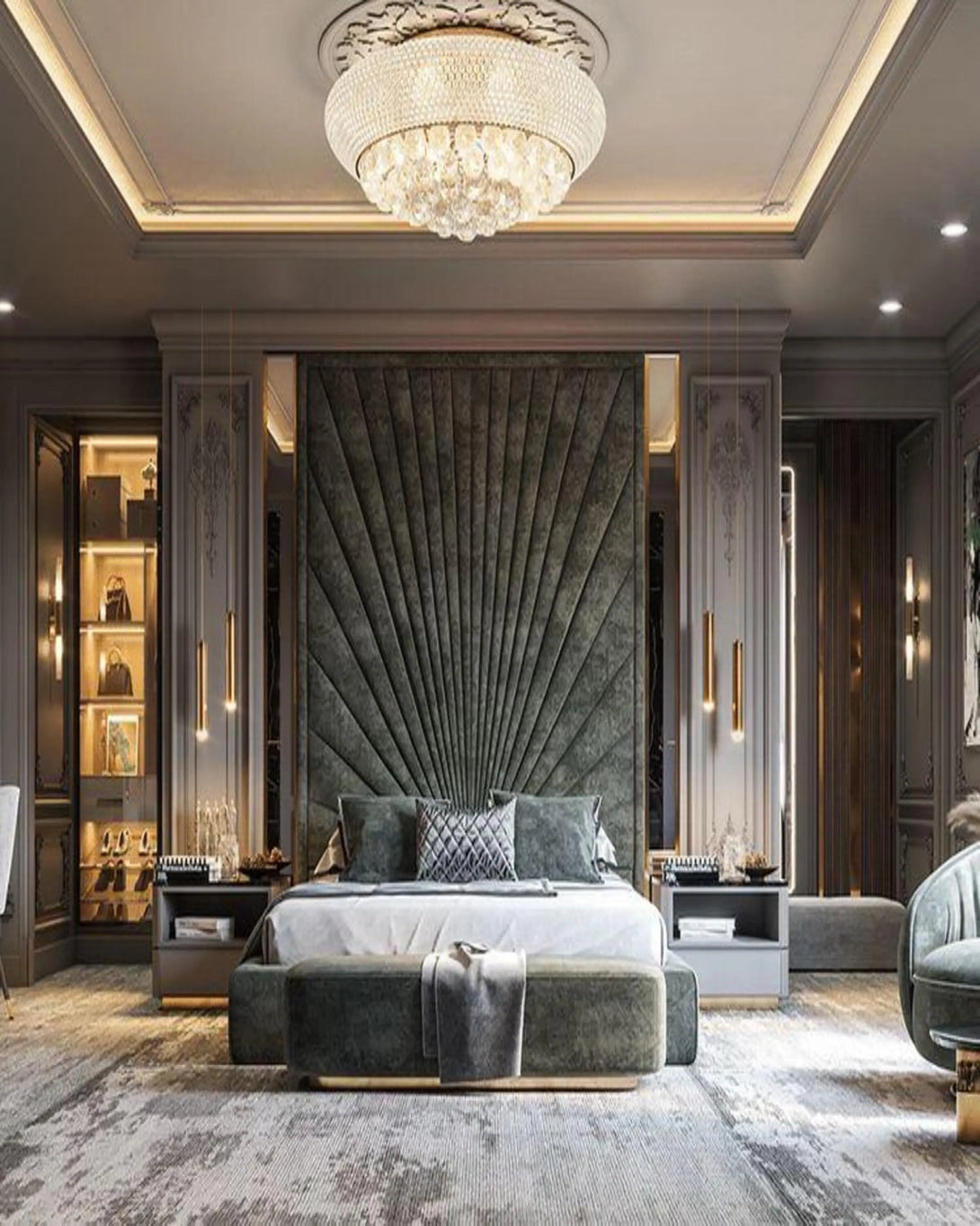 Poppy Luxury Bed With High Headboard ANGIE HOMES