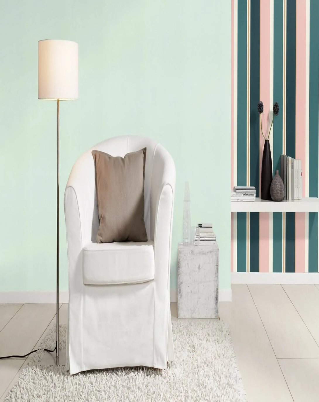 RIO MULTICOLOR STRIPED WALLPAPER