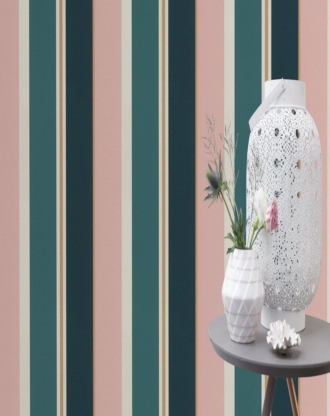 RIO MULTICOLOR STRIPED WALLPAPER