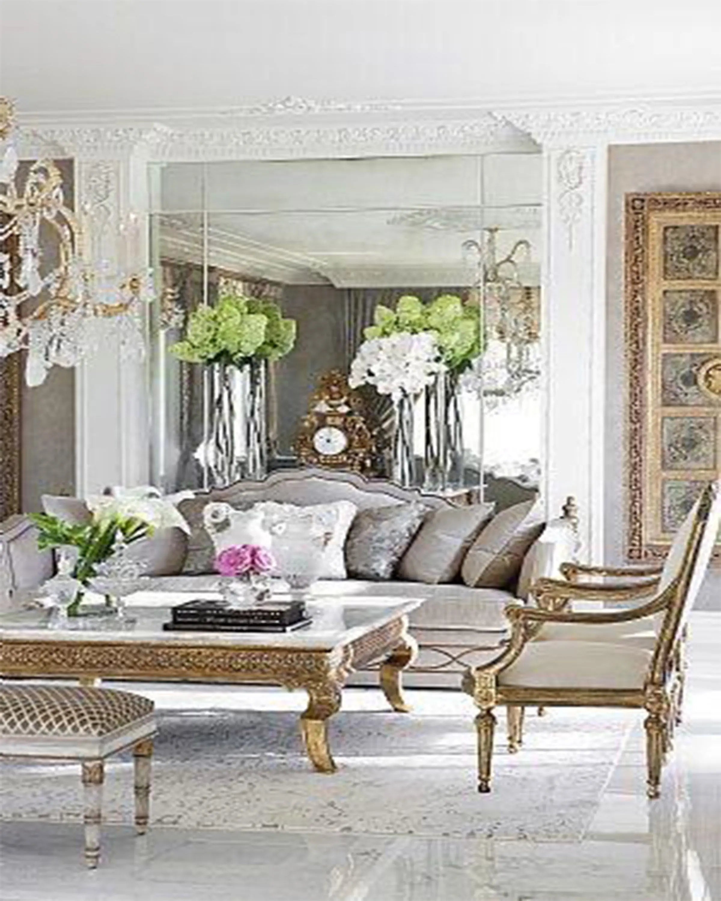 Row Grey Classic Luxury Sofa