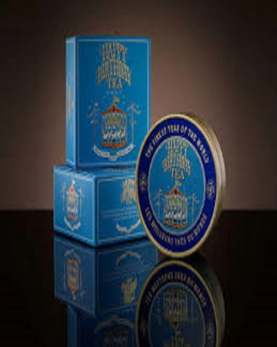 ROYAL BLUE HAPPY BIRTHDAY  TEA- ANGIE'S INDIA ANGIE KRIPALANI DESIGN-ANGIE HOMES- ANGIES INDIA