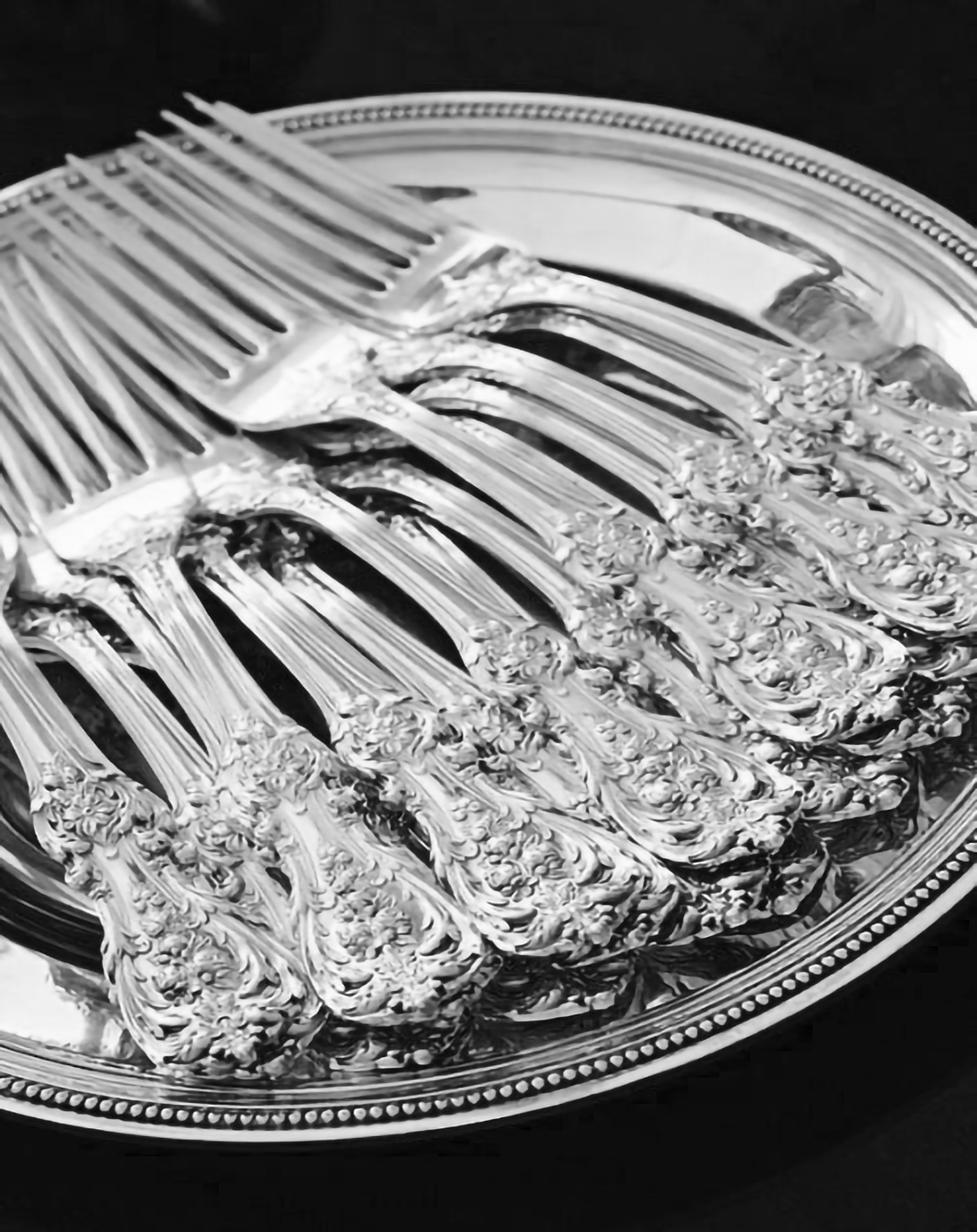 Radiant Gold Finish Luxury Fork Set - Angie Homes Silverware ANGIE HOMES