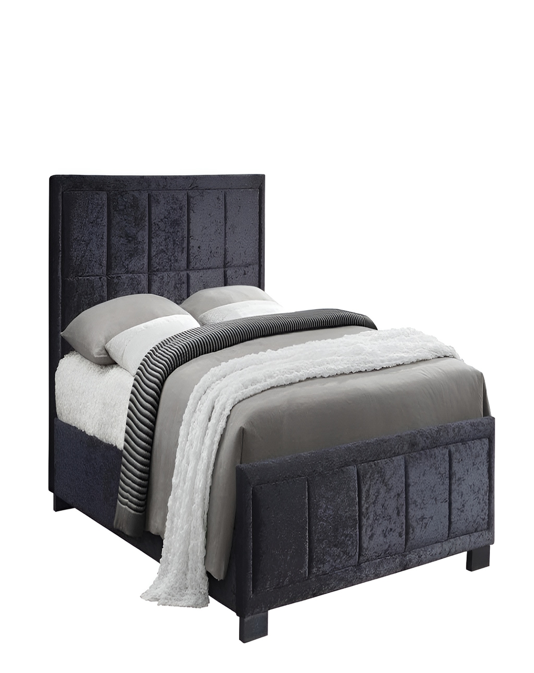 Rayne Black kingqueen size bed with storage box