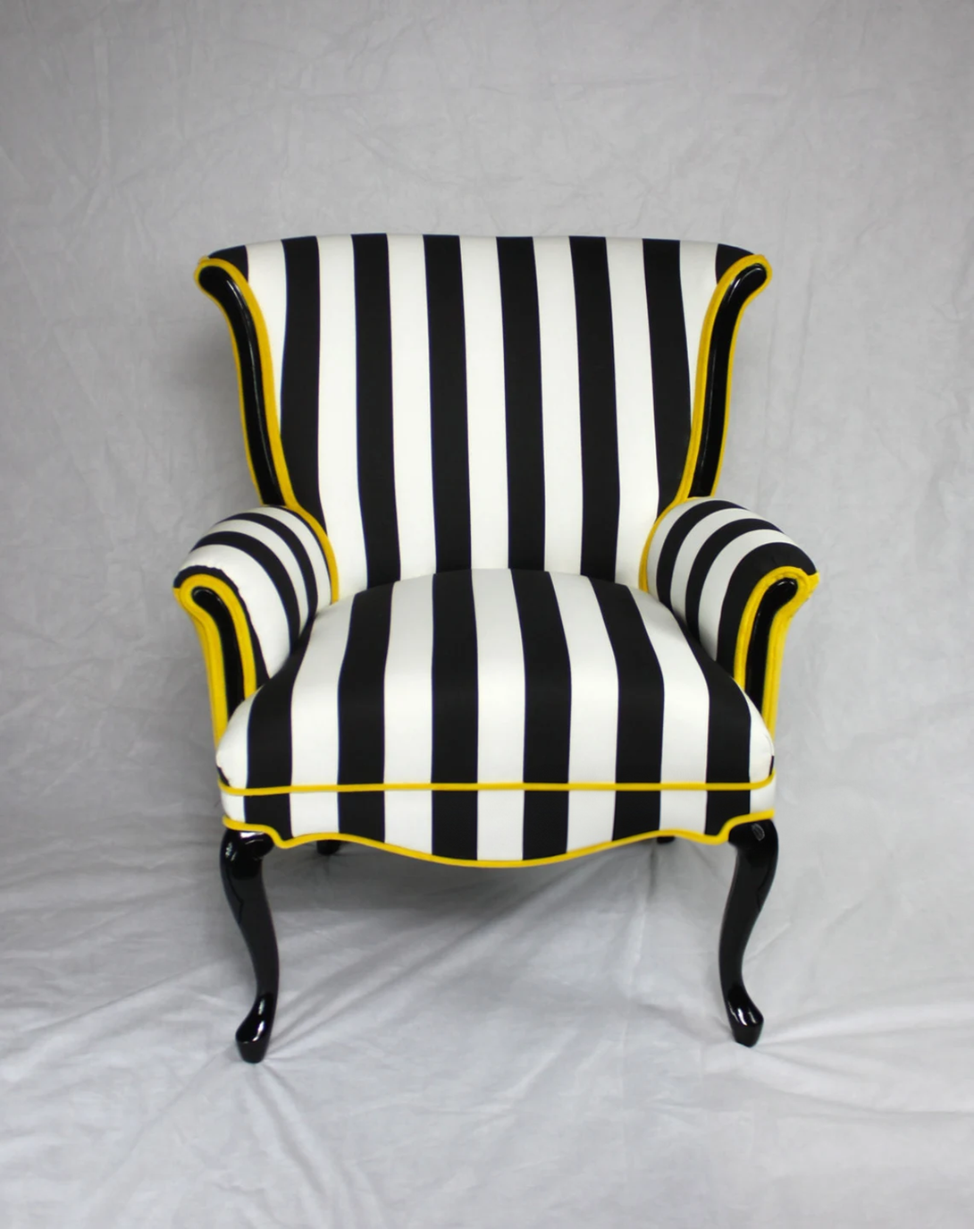 Reclining Black And White Luxury Sofa Chair ANGIE HOMES