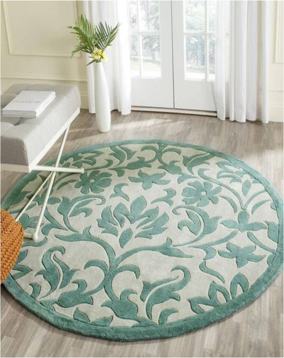 Round Rug With Patterns Reversible Round Pattern Rugs