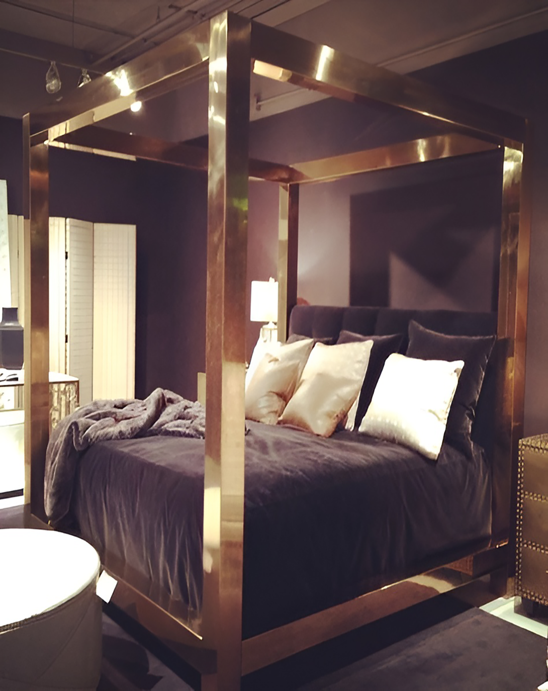 Rivka Golden king and Queen size floor bed ANGIE HOMES