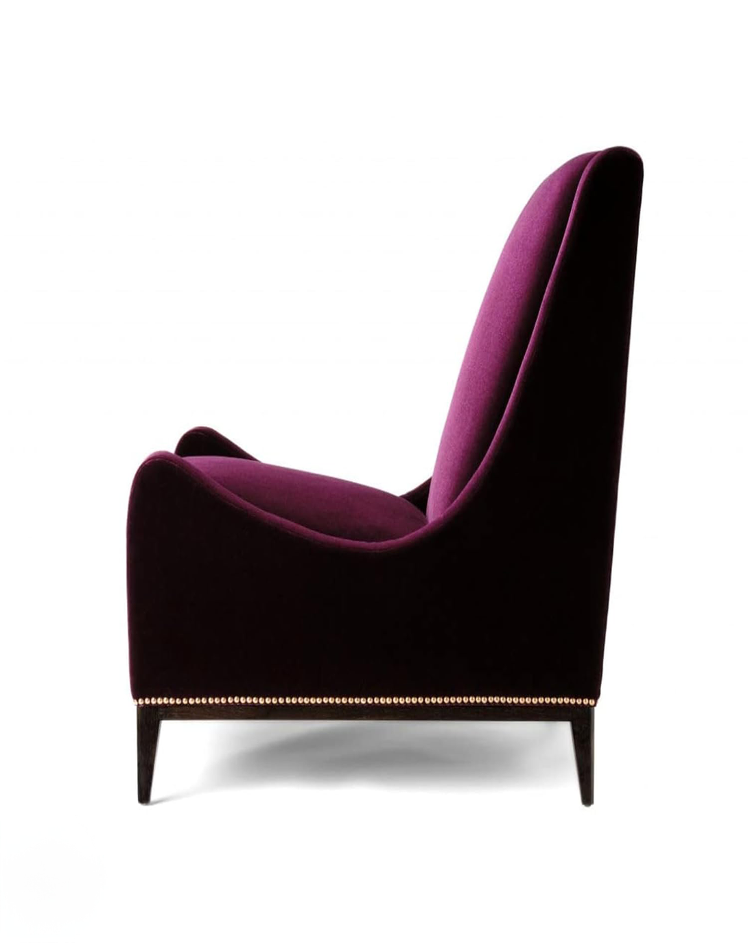 Roksana Wine Sofa Chair | Stylish sofa chair ANGIE HOMES