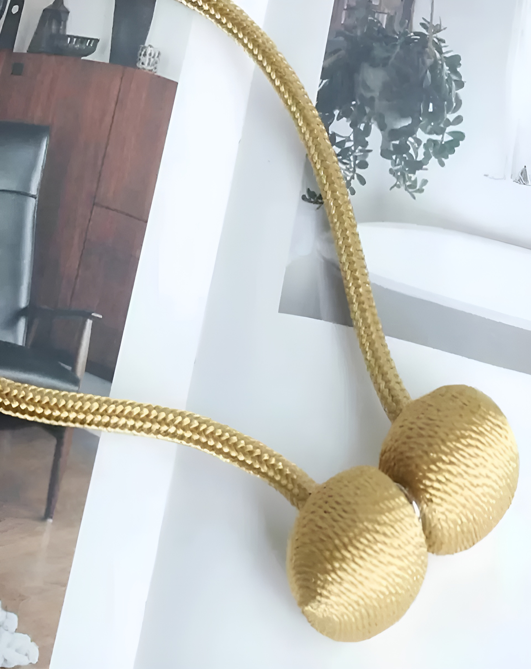 Romee Classic Lemon Chiffon Tie Back ANGIE HOMES