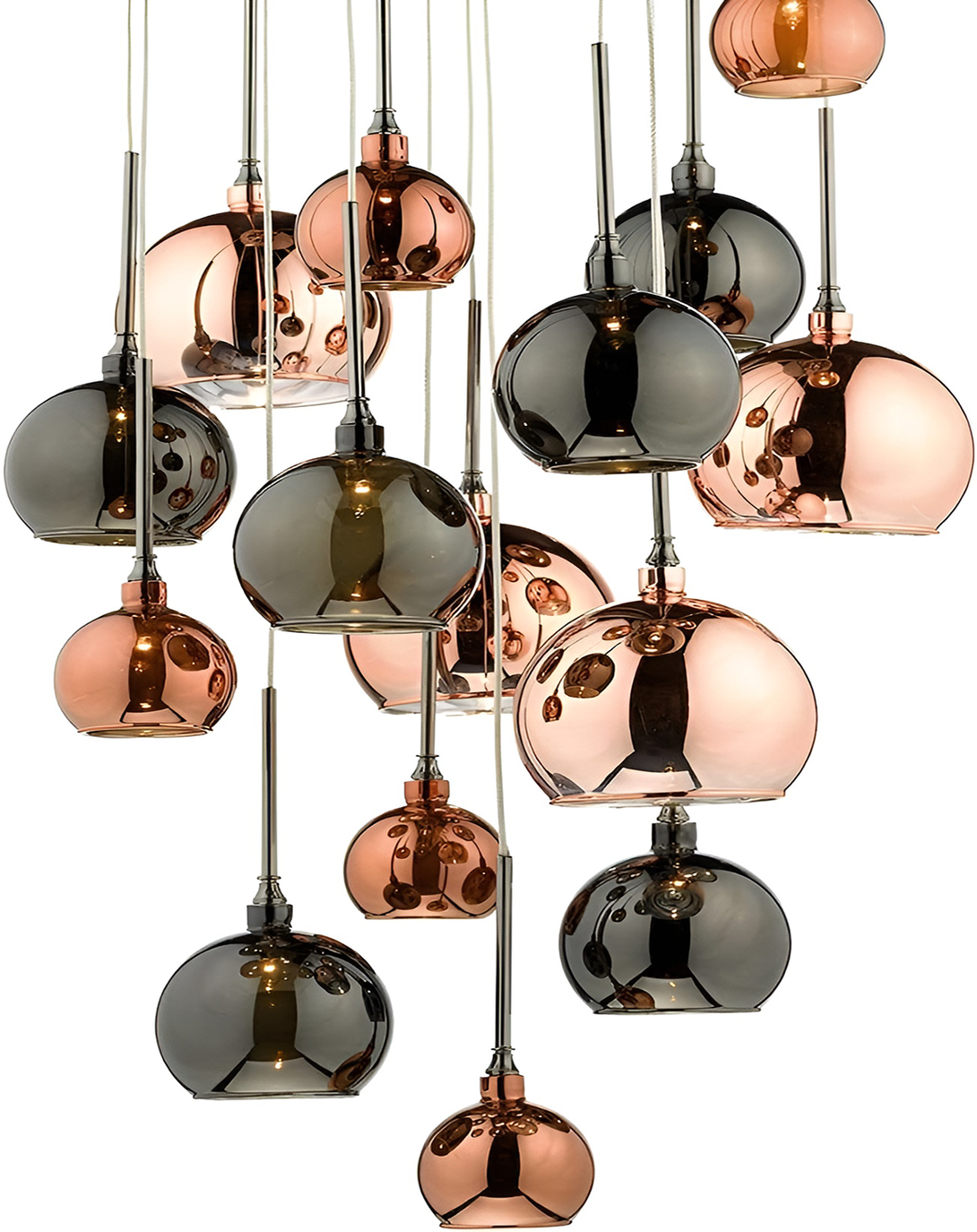 Round Multicolor Metal Hanging Lights