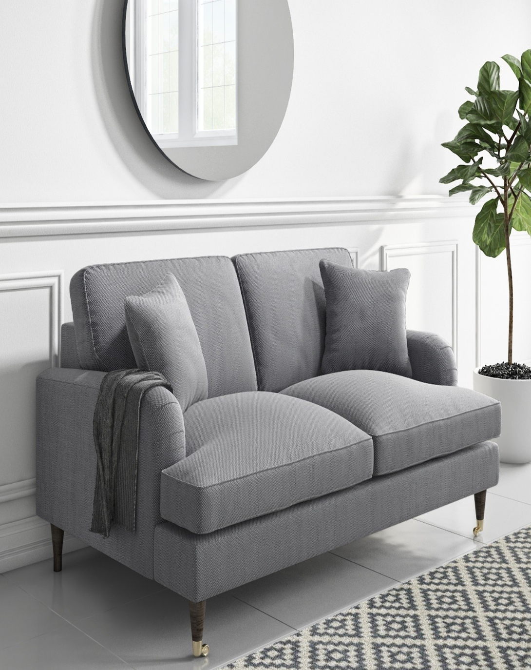 Royce Grey SOFA | Premium sofa set ANGIE HOMES