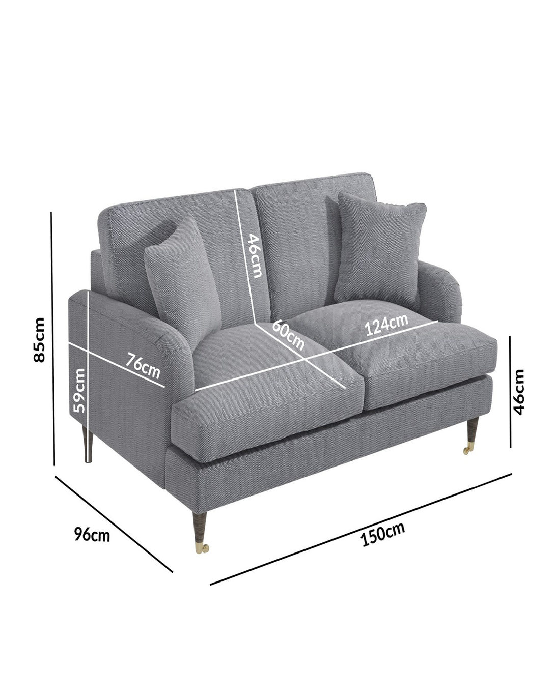 Royce Grey SOFA | Premium sofa set ANGIE HOMES