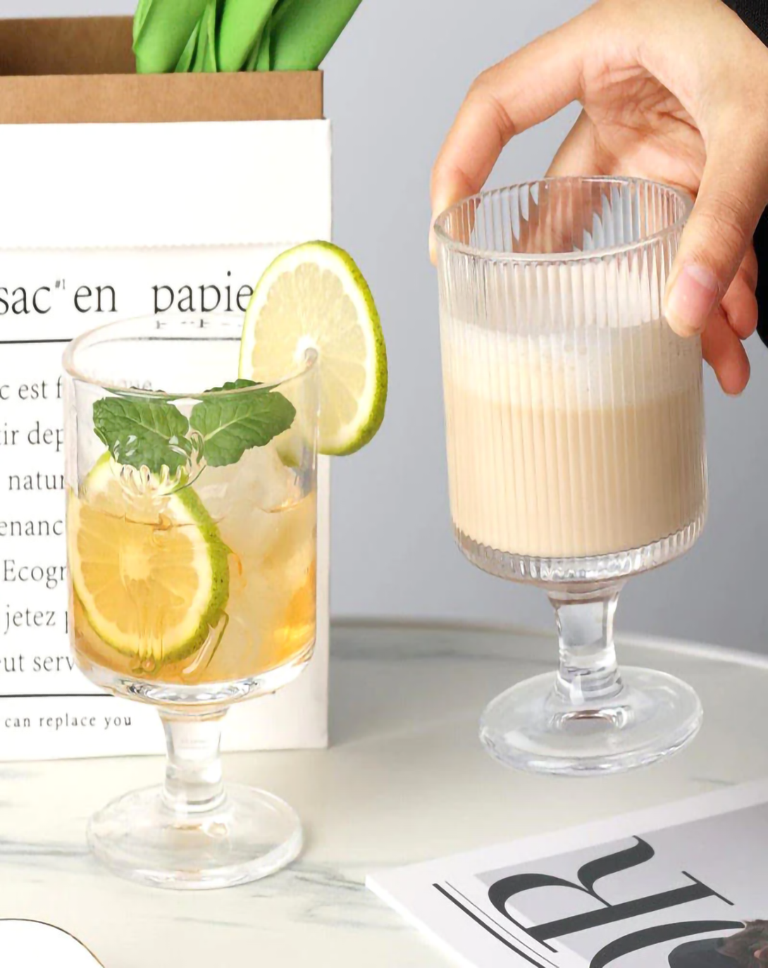 Rustic Wine Glasses ANGIE HOMES