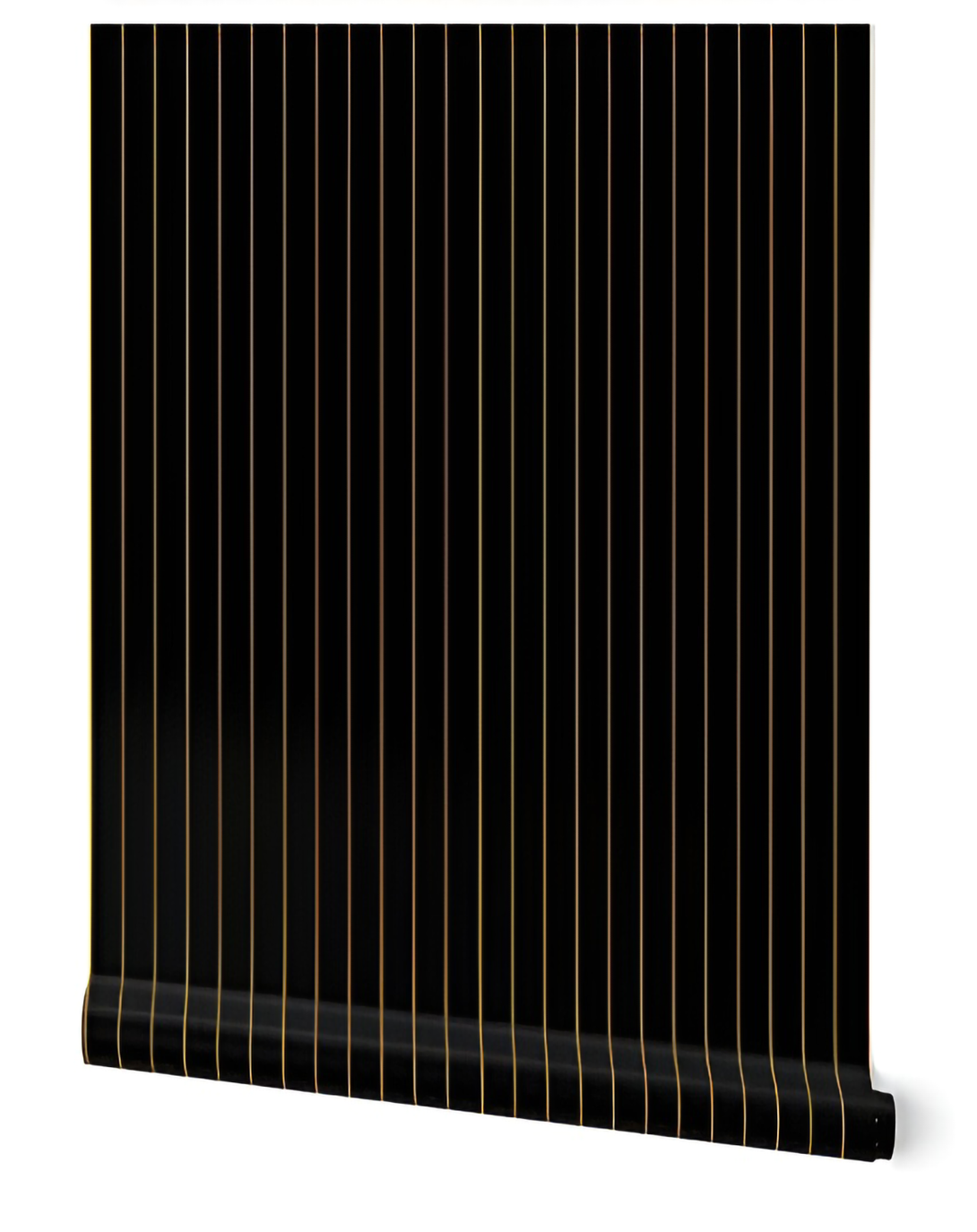 SHIA BLACK & GOLDEN STRIPED FABRIC