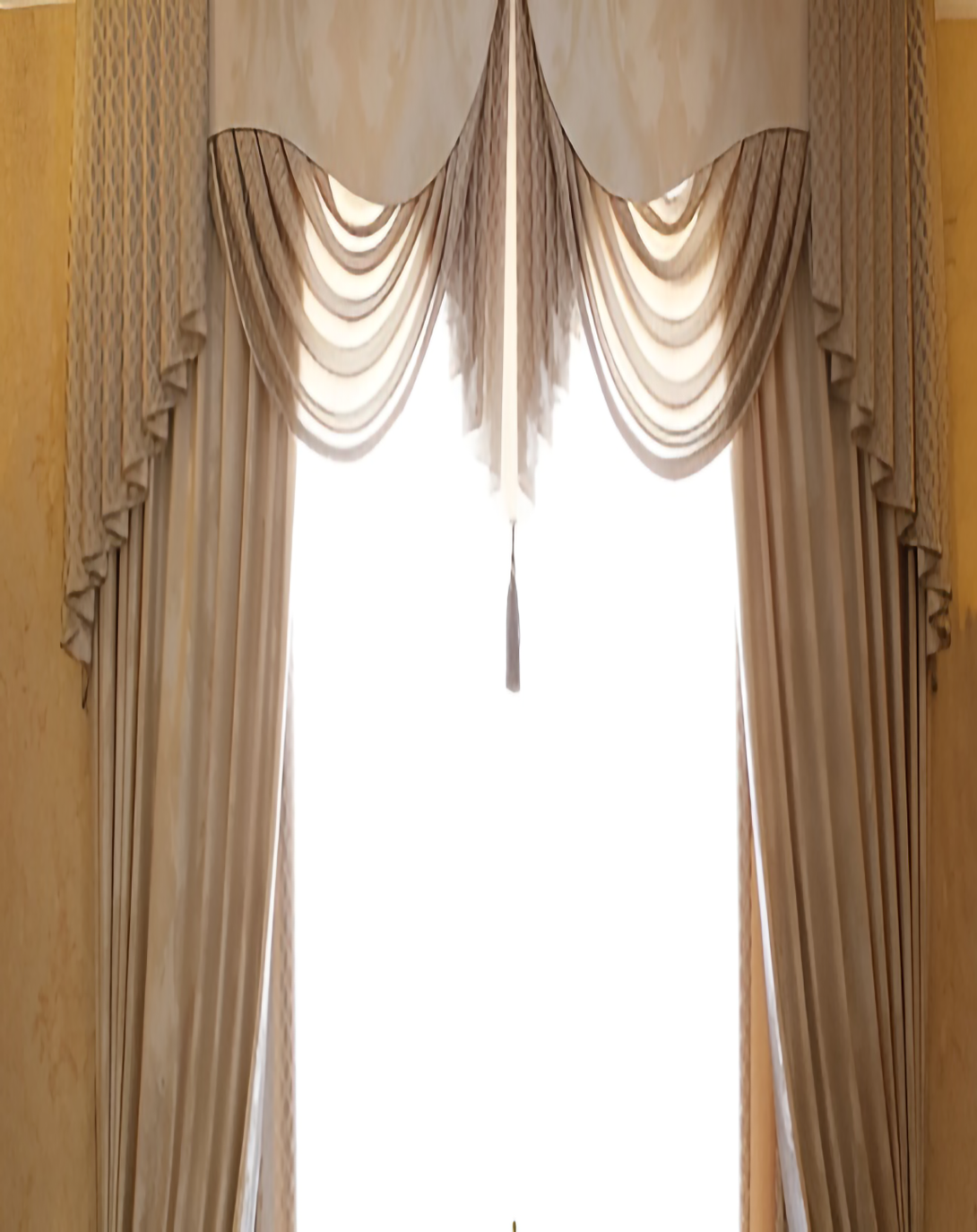 SHIA DECORATIVE SUEDE CURTAINS ANGIE HOMES