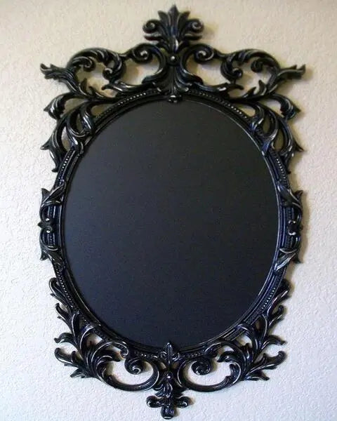 SHIRLEY BLACK MIRROR | Black classic wall mirror ANGIE KRIPALANI DESIGN - ANGIE HOMES