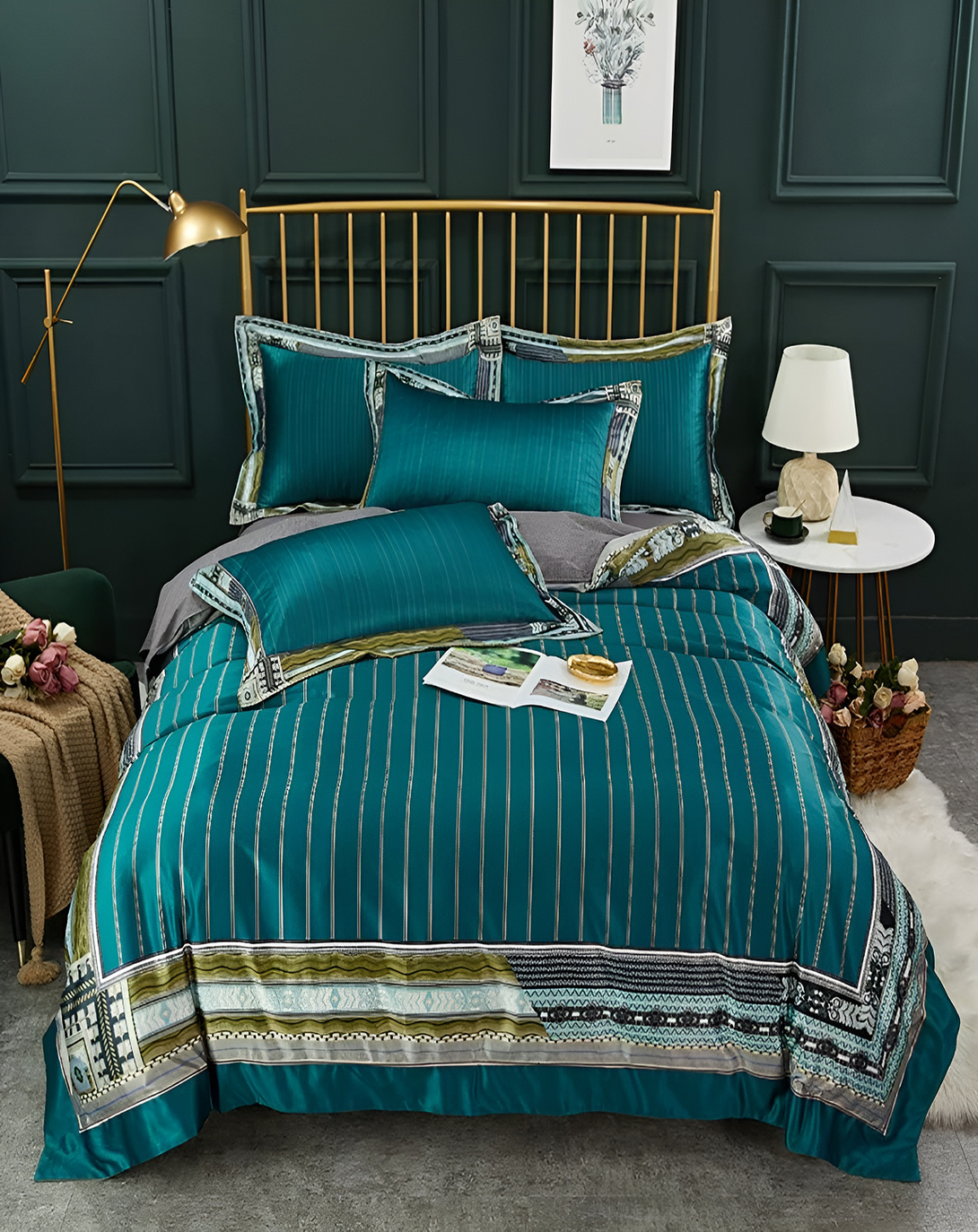 SWAN LINEN BED SETs (SET OF 4)