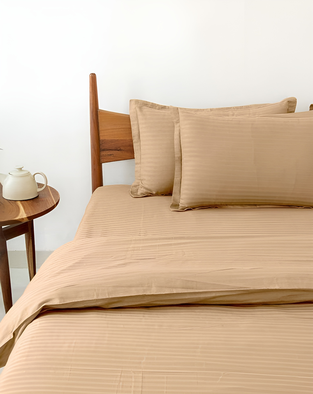 Salo Peach Duvet Cover for Bedroom